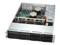 Supermicro Mainstream SuperServer 621P-TR - rackmonterbar - ingen CPU - 0 GB - uten HDD SYS-621P-TR