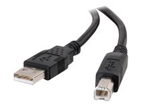 C2G 9.8ft USB A to USB B Cable - USB A to B Cable - USB 2.0 - Black - M/M - USB-kabel - USB (hann) til USB-type B (hann) - USB 2.0 - 3 m - svart 28103