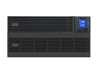 APC Easy UPS On-Line SRV - UPS (kan monteres i rack) - AC 230 V - 5000 watt - 5000 VA - 9 Ah - USB, RS-232 - utgangskontakter: 1 - 5U - RAL 7010 - med Rail Kit SRV5KRILRK