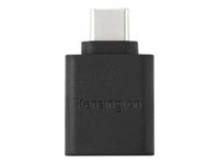 Kensington CA1010 - USB-adapter - USB-C (hann) til USB-type A (hunn) - 5 V - 3 A - halogenfri, formstøpt - svart K33477WW