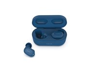 Belkin SoundForm Play - True wireless-hodetelefoner med mikrofon - i øret - Bluetooth - aktiv støydemping - blå AUC005BTBL
