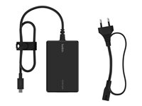 Belkin Connect USB-C Core - Strømadapter - GaN-teknologi - 100 watt - PD (24 pin USB-C) - svart INC016VFBK