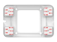 Compulocks Universal Invisible Mount Plate - Monteringskomponent (universalmonteringsplate) - for notebook - hvit - monteringsgrensesnitt: 100 x 100 mm SMP01W