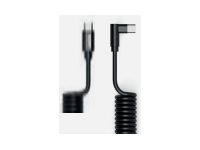 PORT Connect - USB-kabel - 24 pin USB-C (hann) vinklet til 24 pin USB-C (hann) rett - 1 m - spiralkabel (en pakke 10) 900054P10