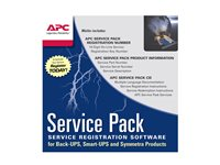 APC Extended Warranty Service Pack - Teknisk kundestøtte - rådgivning via telefon - 3 år - 24x7 - for P/N: SMX1000C, SMX48RMBP2US, SMX750C, SRT1000RMXLI-NC, SRT48BPJ, SRT72BPJ, SRT72RMBPUS WBEXTWAR3YR-SP-02