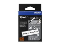 Brother HSe-251E - Svart på hvitt - Rull (2,1 cm x 1,5 m) 1 kassett(er) hengeboks - varmekrympetape - for P-Touch PT-D800W, PT-E550WVP, PT-P700, PT-P750W, PT-P900W, PT-P950NW HSE251E