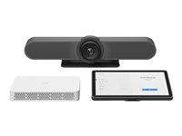 Logitech RoomMate + MeetUp + Tap IP - Videokonferansesett (Logitech MeetUp, Logitech Tap IP) - Certified for Microsoft Teams, Certified for Zoom Rooms, RingCentral Certified 991-000411