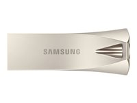 Samsung BAR Plus MUF-256BE3 - USB-flashstasjon - 256 GB - USB 3.1 Gen 1 - sjampanjesølv MUF-256BE3/APC