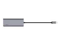 Belkin CONNECT USB-C 6-in-1 Multiport Adapter - Dokkingstasjon - USB-C - HDMI - 1GbE AVC008BTSGY