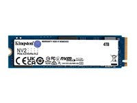 Kingston NV2 - SSD - 4 TB - intern - M.2 2280 - PCIe 4.0 x4 (NVMe) SNV2S/4000GBK