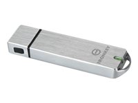 IronKey Basic S1000 - USB-flashstasjon - kryptert - 32 GB - USB 3.0 - FIPS 140-2 Level 3 - TAA-samsvar IKS1000B/32GB