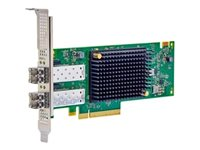 Emulex LPe37102 - Secure host bus adapter - PCIe lav profil - 32Gb Fibre Channel x 2 - for PowerEdge R470, R570, R670, R6715, R6725, R770, R7715, R7725 406-BBXS