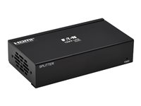 Eaton Tripp Lite Series 2-Port HDMI over Cat6 Splitter - 4K 60 Hz, HDR, 4:4:4, PoC, HDCP 2.2, 230 ft. (70.1 m), TAA - Video/lyd-forlenger - over CAT 6 - opp til 70.1 m - TAA-samsvar - for P/N: B127A-002-BHPH2, B127A-1P0-PH B127A-002-BH