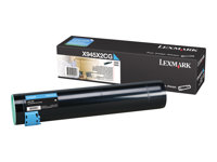 Lexmark - Høy ytelse - cyan - original - tonerpatron LCCP - for Lexmark X940e, X940e Page Plus Solution, X945e, X945e Page Plus Solution X945X2CG