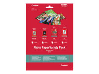 Canon Variety Pack VP-101 - 20 ark fotopapirsett - for PIXMA MG2550, MG3550, MG3650, MG5750, MG5751, MG6450, MG6850, MG7150, MG7750, MG7751 0775B079