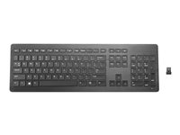 HP Premium - Tastatur - trådløs - 2.4 GHz - Pan Nordic - anodisert aluminiumpynt - for EliteBook 835 G9, 845 G8, 845 G9, 865 G9; EliteBook x360; Pro Mobile Thin Client mt440 G3 Z9N41AA#UUW