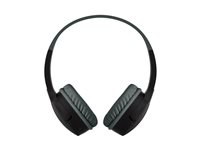 Belkin SoundForm Mini - Hodetelefoner med mikrofon - on-ear - Bluetooth - trådløs - 3,5 mm jakk - svart AUD002BTBK