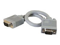 C2G Premium - VGA-kabel - HD-15 (VGA) (hann) til HD-15 (VGA) (hann) - 50 cm 81084