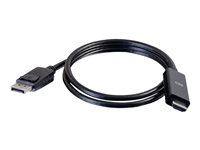 C2G 0.9m DisplayPort Male to HD Male Active Adapter Cable - 4K 60Hz - Adapterkabel - DisplayPort hann til HDMI hann - 90 cm - svart - aktiv, 4K-støtte 80693