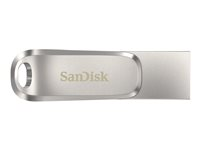 SanDisk Ultra Dual Drive Luxe - USB-flashstasjon - 512 GB - USB 3.1 Gen 1 / USB-C SDDDC4-512G-G46