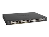 NETGEAR GS348PP - Switch - ikke-styrt - 48 x 10/100/1000 (24 PoE+) - stasjonær, rackmonterbar - PoE+ (380 W) GS348PP-100EUS