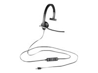 Logitech USB Headset Mono H650e - Hodesett - on-ear - kablet 981-000514