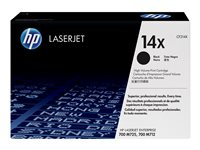 HP 14X - Høy ytelse - svart - original - LaserJet - tonerpatron (CF214X) - for Color LaserJet M725; LaserJet Enterprise 700, M712, MFP M725; LaserJet Managed MFP M725 CF214X