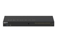 NETGEAR AV Line M4250-10G2XF-PoE++ - Switch - L3 - Styrt - 10 x 10/100/1000 (8 PoE++) + 2 x 10 Gigabit SFP+ - side til side-luftflyt - rackmonterbar - PoE++ (720 W) GSM4212UX-100EUS