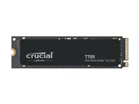 Crucial T705 - SSD - kryptert - 4 TB - intern - M.2 2280 - PCI Express 5.0 (NVMe) - TCG Opal Encryption 2.01 CT4000T705SSD3-T