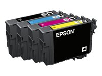 Epson 502 Multipack - 4-pack - svart, gul, cyan, magenta - original - blister - blekkpatron - for Expression Home XP-5100, XP-5105, XP-5150, XP-5155; WorkForce WF-2860, WF-2865, WF-2885 C13T02V64010