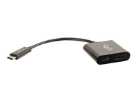 C2G USB C to HDMI Audio/Video Adapter w/ Power Delivery - USB Type C to HDMI Black - Ekstern videoadapter - USB-C - HDMI - svart 80492