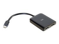 C2G Mini DisplayPort 1.2 to Dual HDMI MST Hub - Video/lyd-splitter - 2 x HDMI - stasjonær 84292