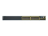 Cisco Catalyst 2960S-24TS-L - Switch - Styrt - 24 x 10/100/1000 + 4 x SFP - rackmonterbar - oppusset WS-C2960S-24TSL-RF