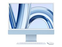 Apple iMac with 4.5K Retina display - alt-i-ett - M3 - 8 GB - SSD 512 GB - LED 24" - Norsk MQRR3H/A