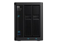 WD My Cloud PR2100 WDBBCL0160JBK - NAS-server - 2 brønner - 16 TB - HDD 8 TB x 2 - RAID RAID 0, 1, JBOD - RAM 4 GB - Gigabit Ethernet WDBBCL0160JBK-EESN