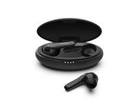 Belkin SoundForm Move Plus - True wireless-hodetelefoner med mikrofon - i øret - Bluetooth - svart PAC002BTBK-GR