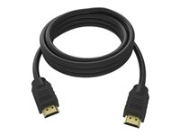 VISION Professional - HDMI-kabel med Ethernet - HDMI hann til HDMI hann - 2 m - svart - 4K-støtte TC 2MHDMI/BL