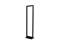 APC NetShelter 2 Post Open Frame Rack - Rack - svart - 45U - 19" - for P/N: SCL500RMI1UNC, SMTL1000RMI2UC, SMTL750RMI2UC, SMX1500RM2UC, SMX1500RM2UCNC AR201