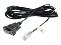 APC - Seriell kabel - RJ-45 (hann) til DB-9 (hunn) - 4.57 m - for P/N: SRV1KA-TW, SRV1KI-TW, SRV2KA-TW, SRV2KI-TW, SRV3KA-TW, SRV3KI-TW, SRV6KI-TW AP940-1525A