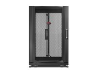 APC NetShelter SX - Rack skap - svart - 18U - 19" - TAA-samsvar - for P/N: SURT48RMXLBP AR3006
