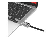 Compulocks MacBook Air 2019-2022 Lock Adapter With Keyed Lock - Sikkerhetskabellås - sølv - for MacBook Air 13,3" MBALDG03KL