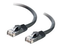 C2G Cat5e Booted Unshielded (UTP) Network Patch Cable - Koblingskabel - RJ-45 (hann) til RJ-45 (hann) - 5 m - UTP - CAT 5e - formstøpt, uten hindringer, flertrådet - svart 83185