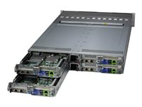 Supermicro BigTwin SuperServer 221BT-HNC9R - rackmonterbar - AI Ready - ingen CPU - 0 GB - uten HDD SYS-221BT-HNC9R