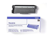 Brother TN2310 - Svart - original - tonerpatron - for Brother DCP-L2500, L2520, L2560, HL-L2300, L2340, L2360, L2365, MFC-L2700, L2720, L2740 TN2310