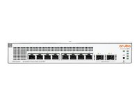 HPE Aruba Instant On 1930 8G Class4 PoE 2SFP 124W Switch - Switch - L3 - Styrt - 8 x 10/100/1000 (PoE) + 2 x Gigabit SFP - rackmonterbar - PoE (124 W) JL681A#ABB