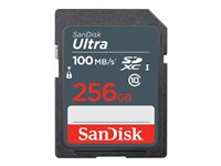 SanDisk Ultra - Flashminnekort - 256 GB - UHS Class 1 / Class10 - SDXC UHS-I SDSDUNR-256G-GN3IN