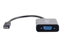 C2G USB 3.1 USB Type C to VGA Adapter - USB C to VGA Black - Ekstern videoadapter - USB 3.1 - D-Sub - svart 88843
