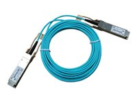 HPE Active Optical Cable - Nettverkskabel - QSFP28 til QSFP28 - 7 m - fiberoptisk - aktiv - for FlexFabric 12900, 12900E 36, 12902, 5930, 5930 2QSFP+, 5930 2-slot, 5930 32, 5930 4-slot JL276A