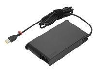 Lenovo ThinkPad 230W Slim AC Adapter (Slim-tip) - Strømadapter - AC 90-265 V - 230 watt - svart - for ThinkPad P1 Gen 5; P15v Gen 2; P15v Gen 3; P17 Gen 2; T15p Gen 2; X1 Extreme Gen 5 4X20S56717