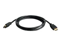C2G 4ft 4K HDMI Cable with Ethernet - High Speed HDMI Cable - HDMI-kabel med Ethernet - HDMI hann til HDMI hann - 1.22 m - skjermet - svart 50608